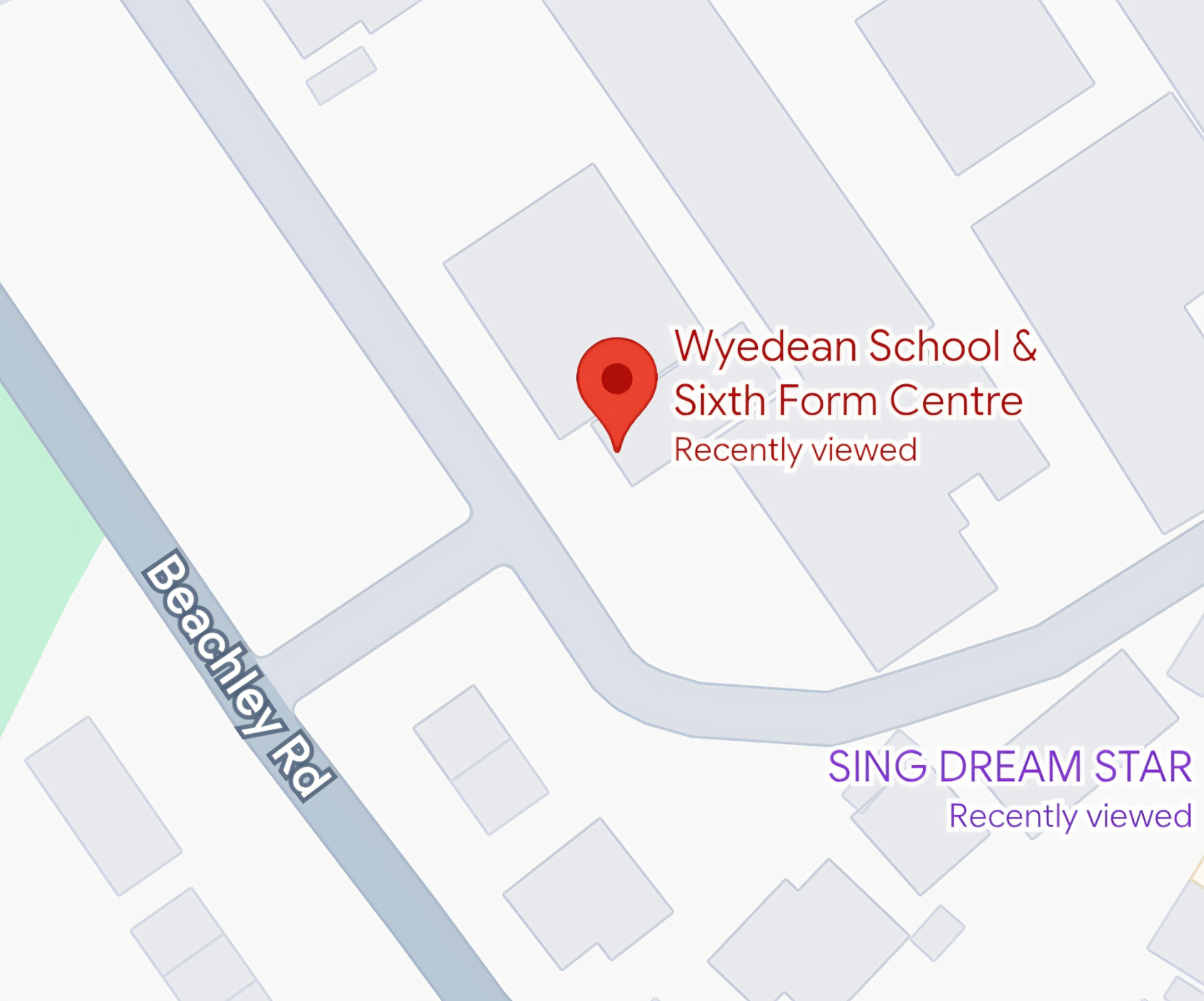 Map showing the Chepstow venue location