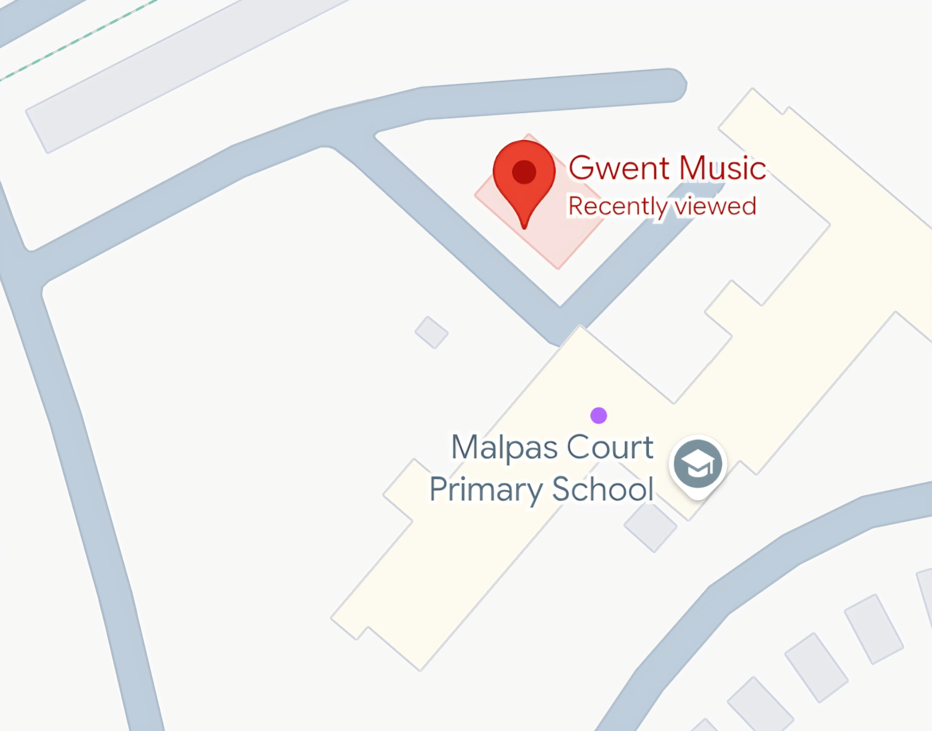 Map showing the Newport venue location